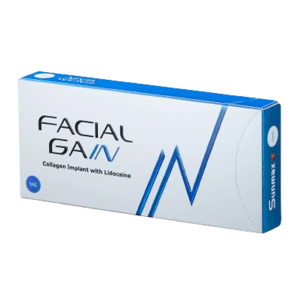 Facial Gain Collagen Implant with Lidocaine – Smooth Wrinkles, Restore Volume & Improve Skin Firmness